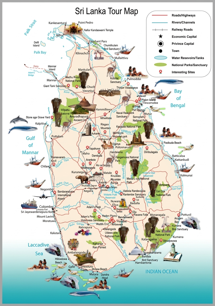 Sri Lanka Map